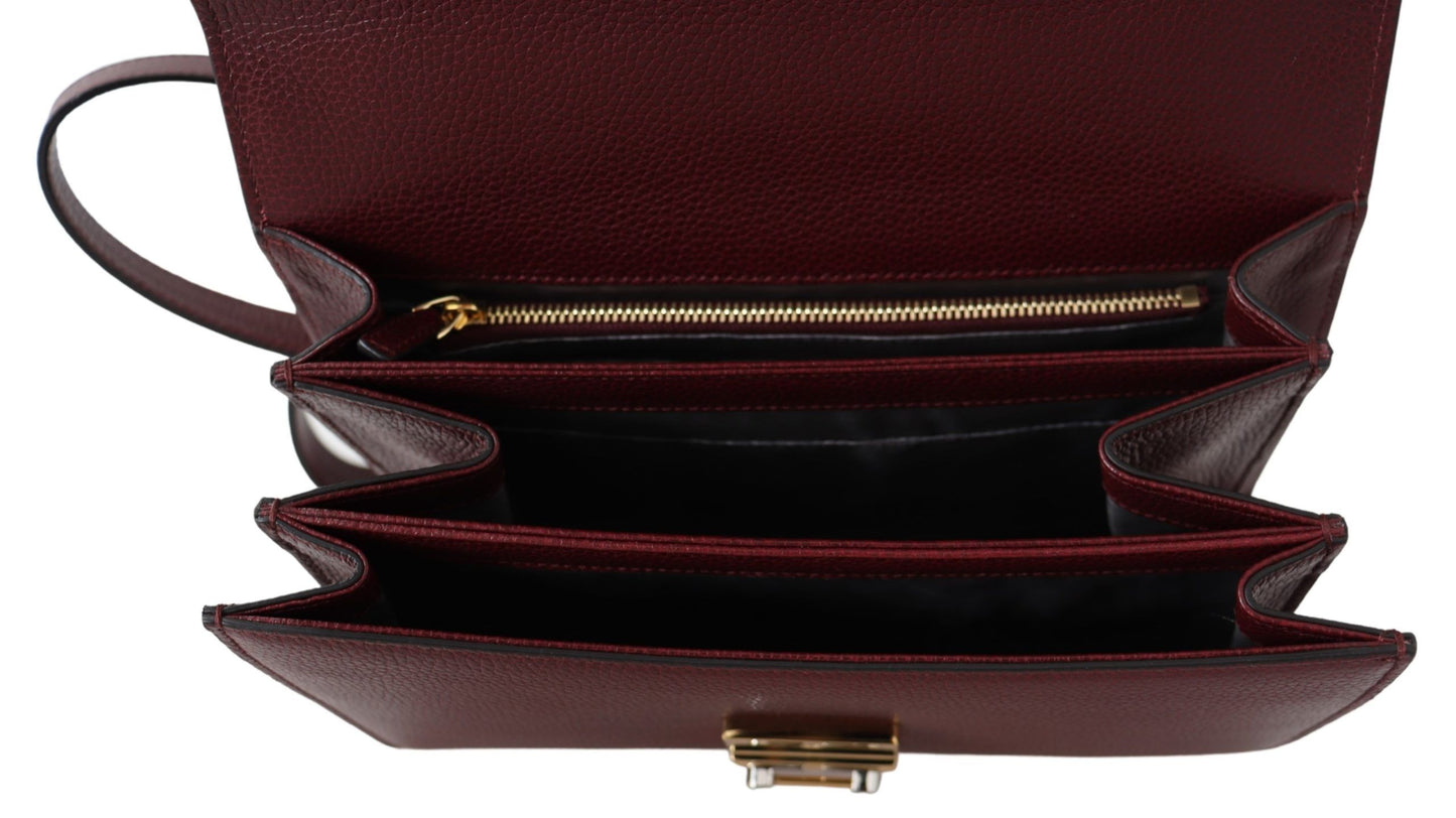 Red Leather Zumi Shoulder Bag
