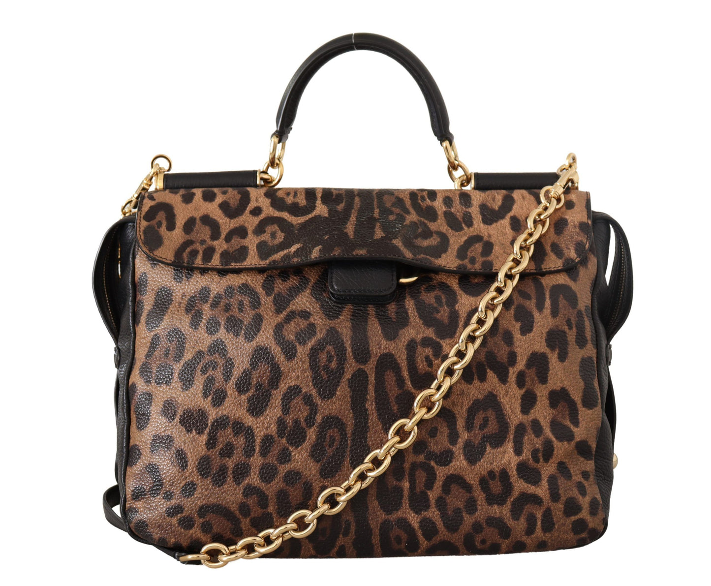 Elegant Leopard Sicily Shoulder Bag