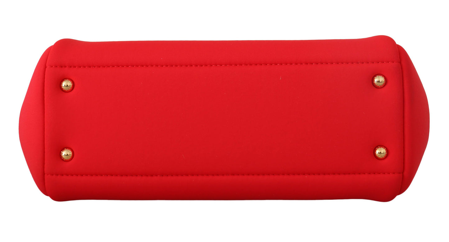 Radiant Red Medium Sicily Handbag