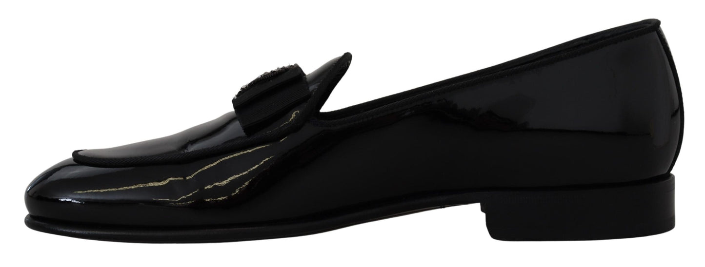 Elegant Patent Leather Slipper Loafers