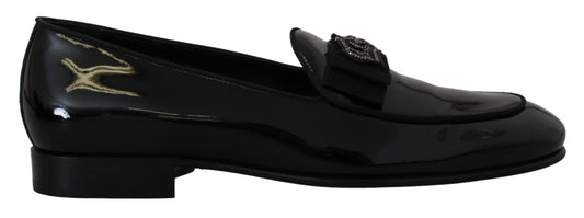 Elegant Patent Leather Slipper Loafers