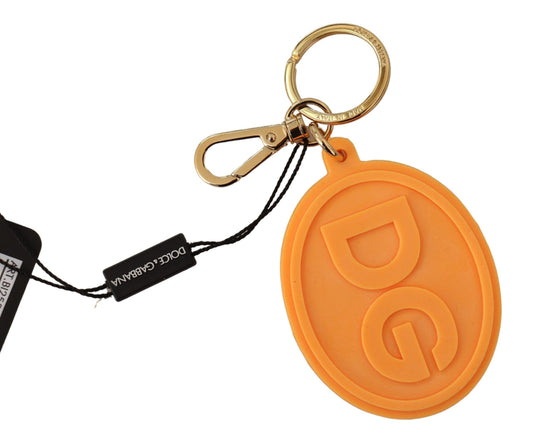 Stunning Orange Gold Keychain & Bag Charm