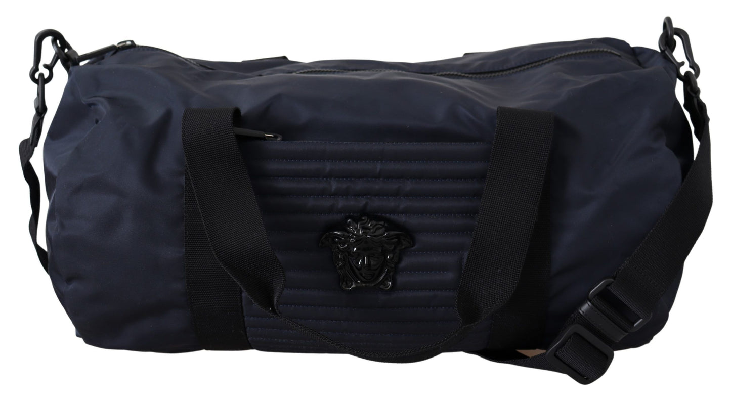 Blue Nylon Travel Bag