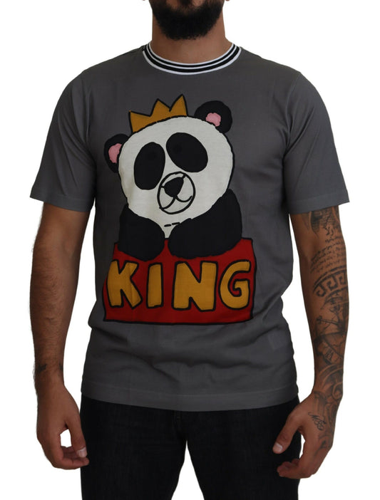 Elegant Panda King Crew Neck Tee