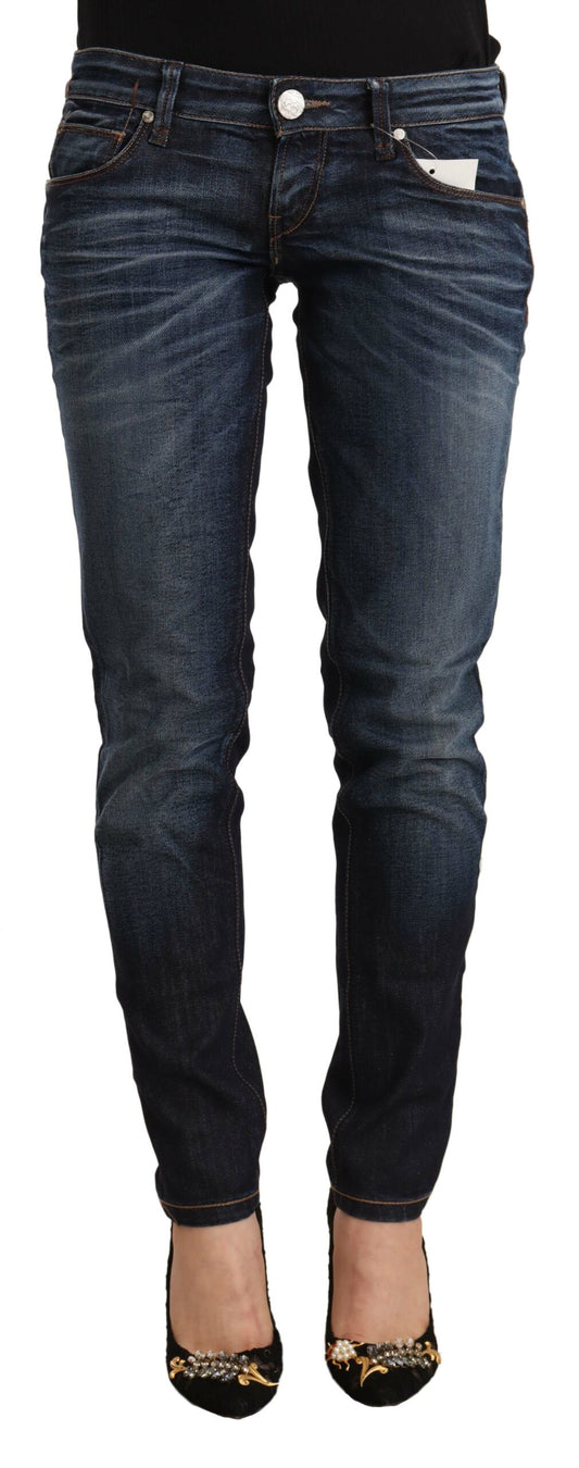 Chic Slim Fit Blue Washed Jeans