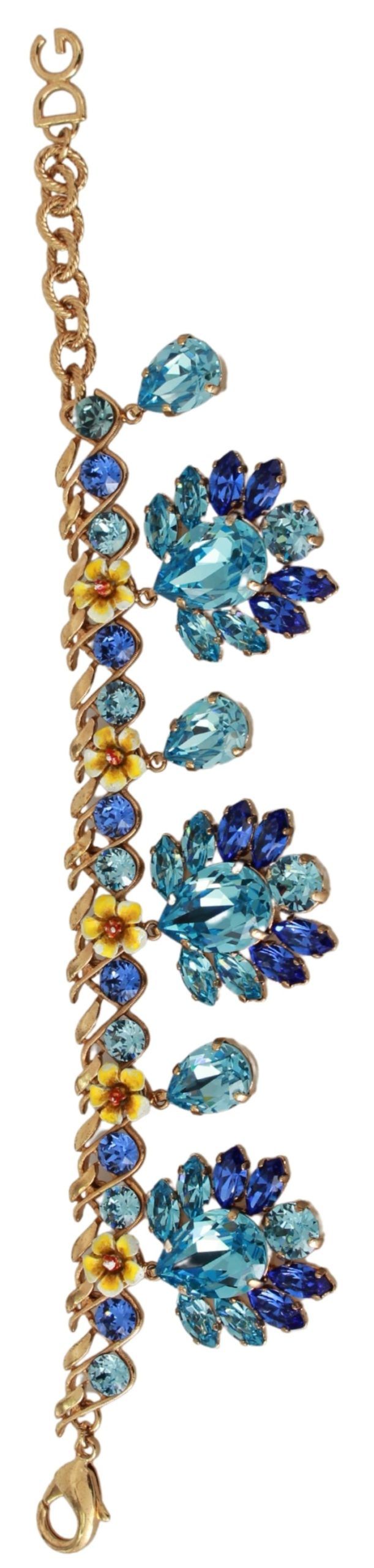 Elegant Gold Chain Charm Bracelet