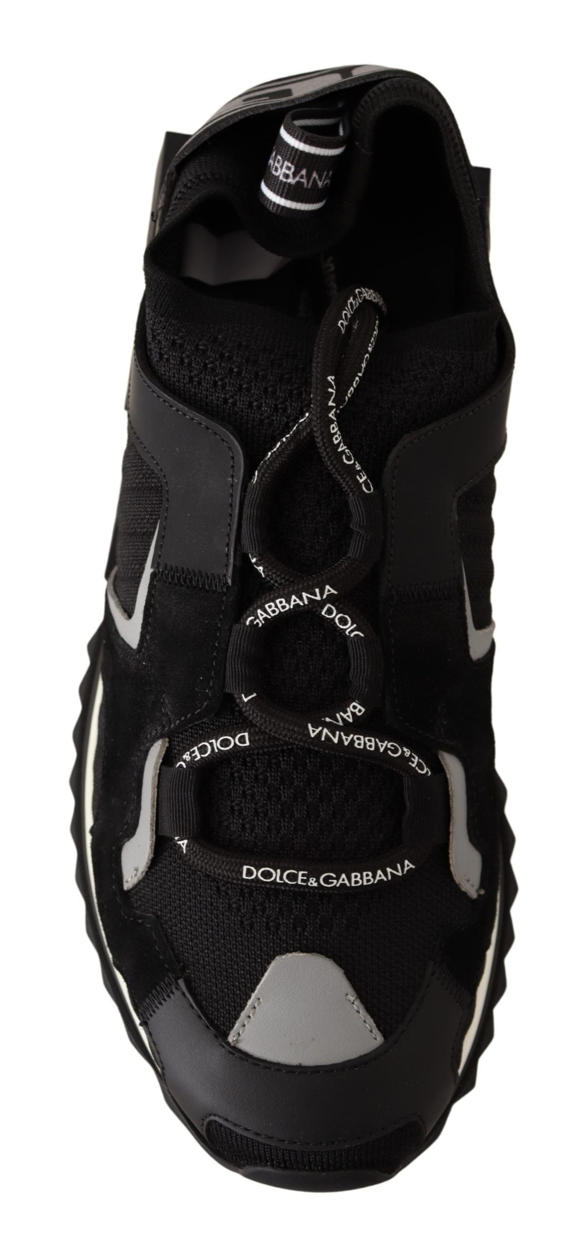 Sleek Sorrento Lace-Up Sneakers in Black