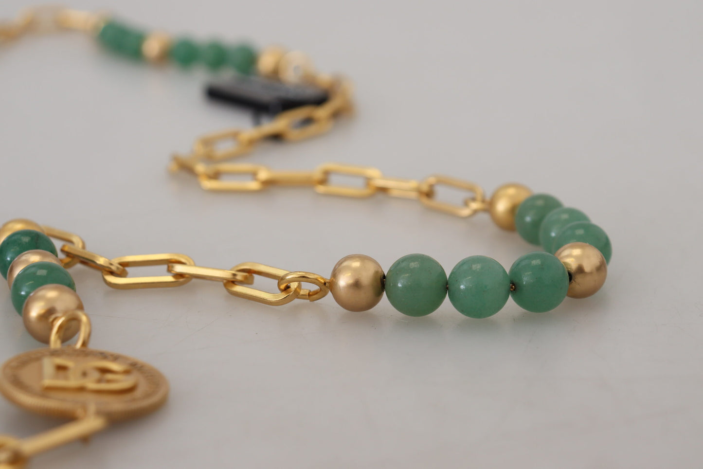 Elegant Gold-Plated Gemstone Necklace