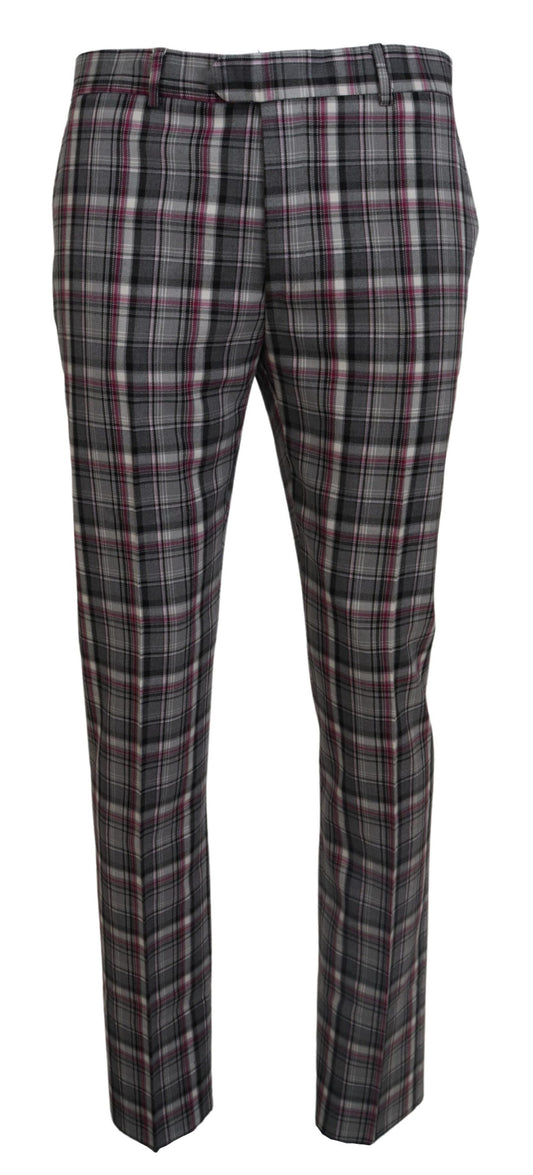 Checkered Couture Chino Pants for Men