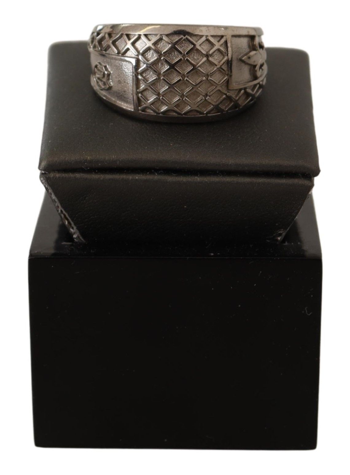 Exquisite Silver Mens Statement Ring