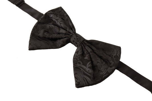 Elegant Silk Maroon Bow Tie