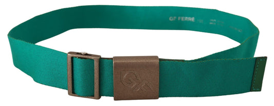 Elegant Green Adjustable Cotton Belt