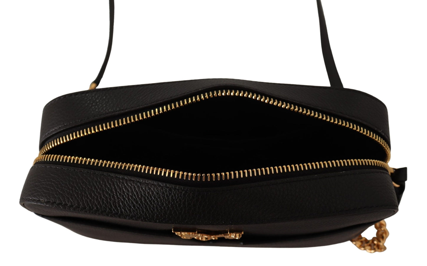 Elegant Small Camera Shoulder Bag in Black