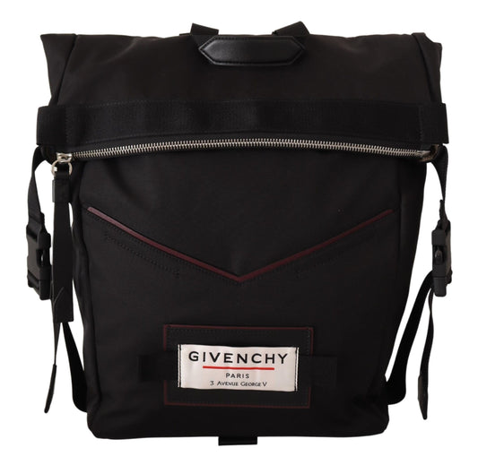 Elegant Black Downtown Designer Backpack