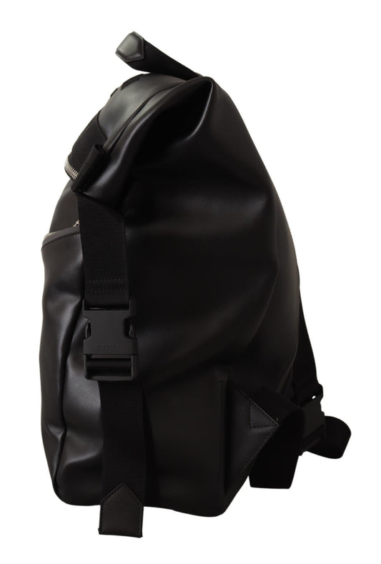 Sleek Downtown Designer Leather Backpack