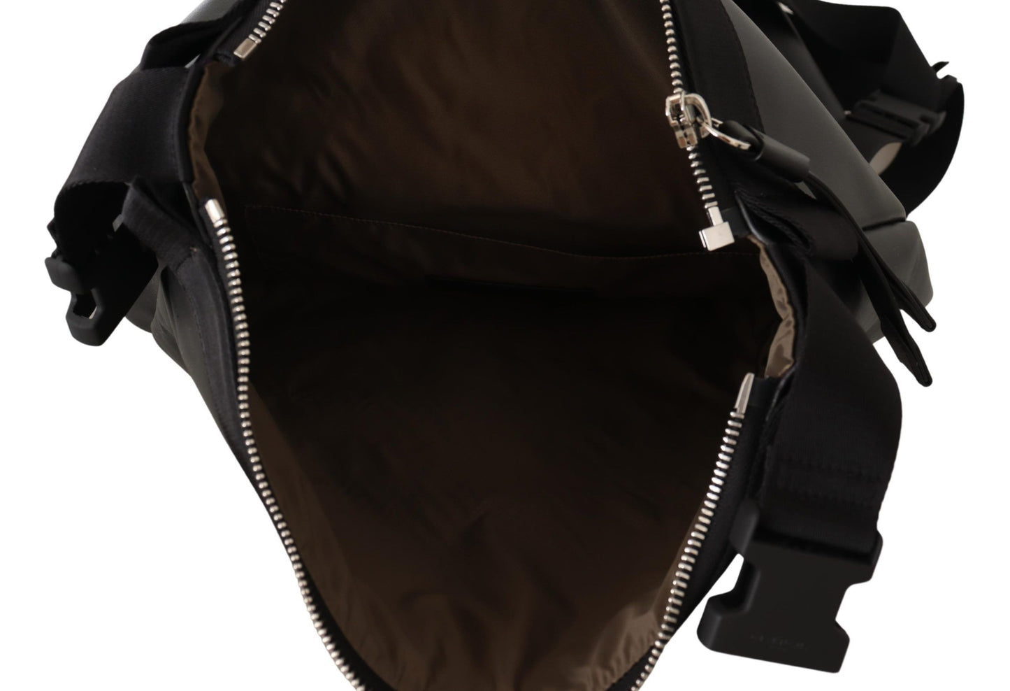 Sleek Downtown Designer Leather Backpack