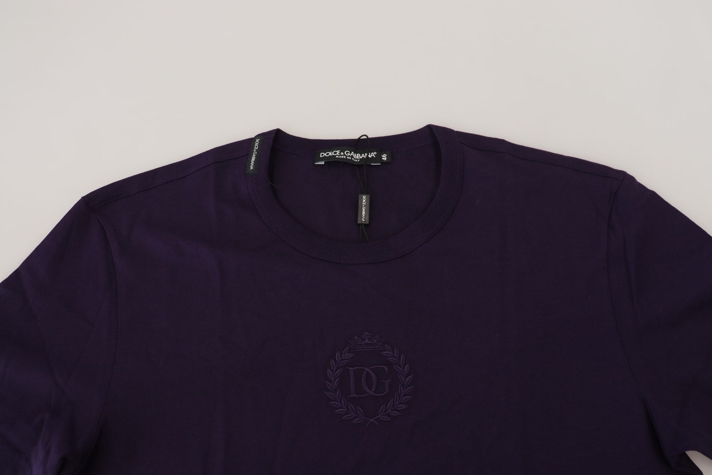 Elegant Purple Cotton T-Shirt