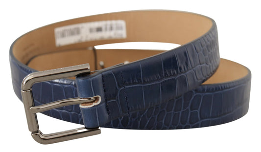 Elegant Genuine Crocodile Leather Belt