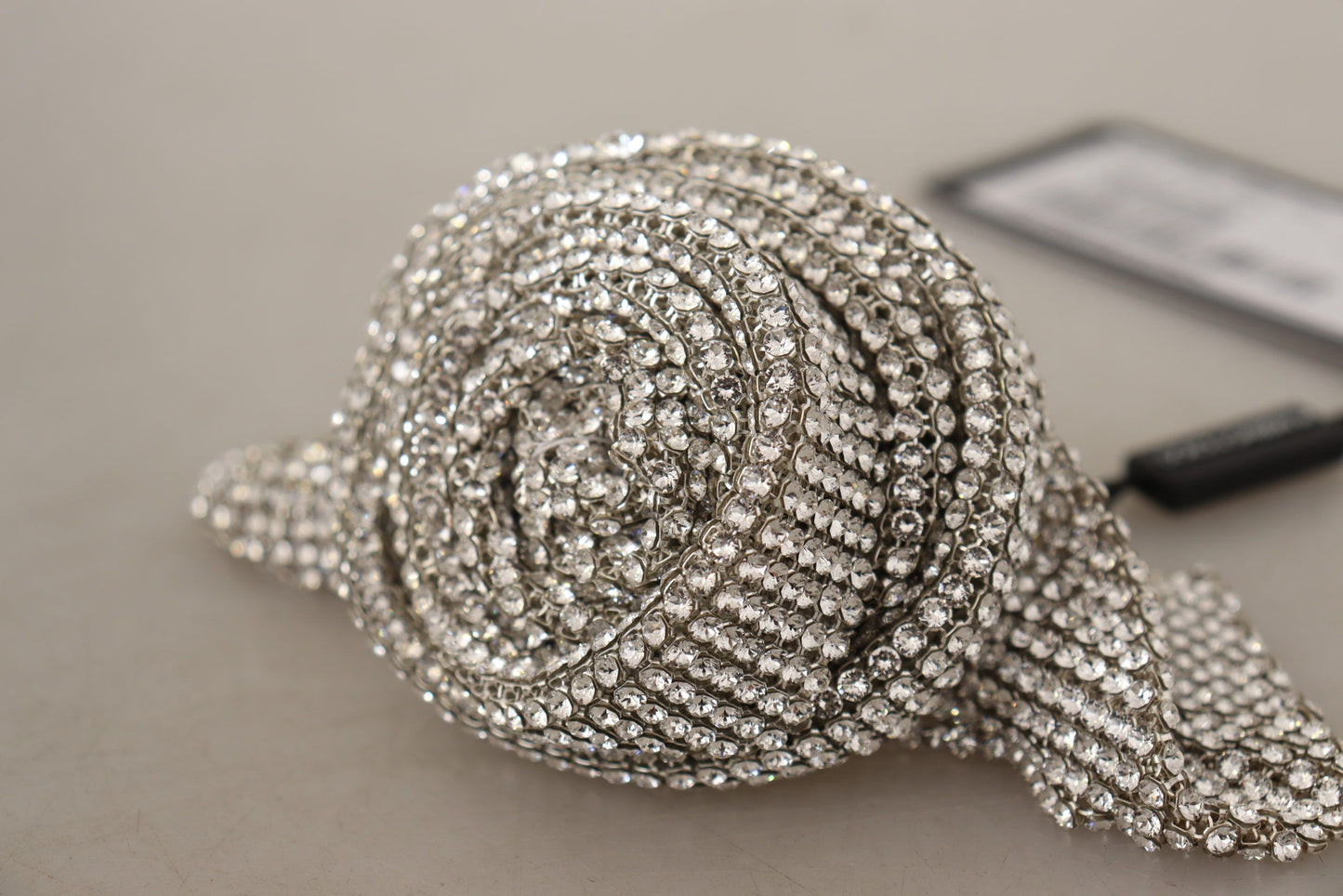 Elegant Crystal Choker Necklace - Silver