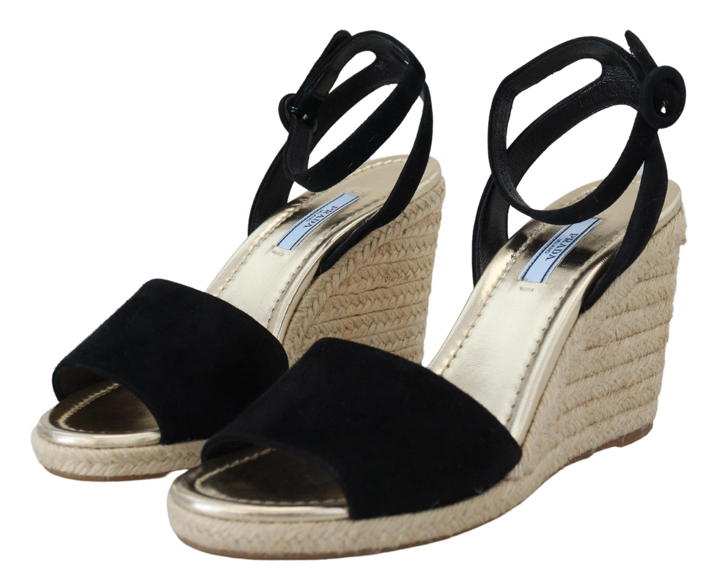 Chic Ankle Strap Suede Wedge Sandals
