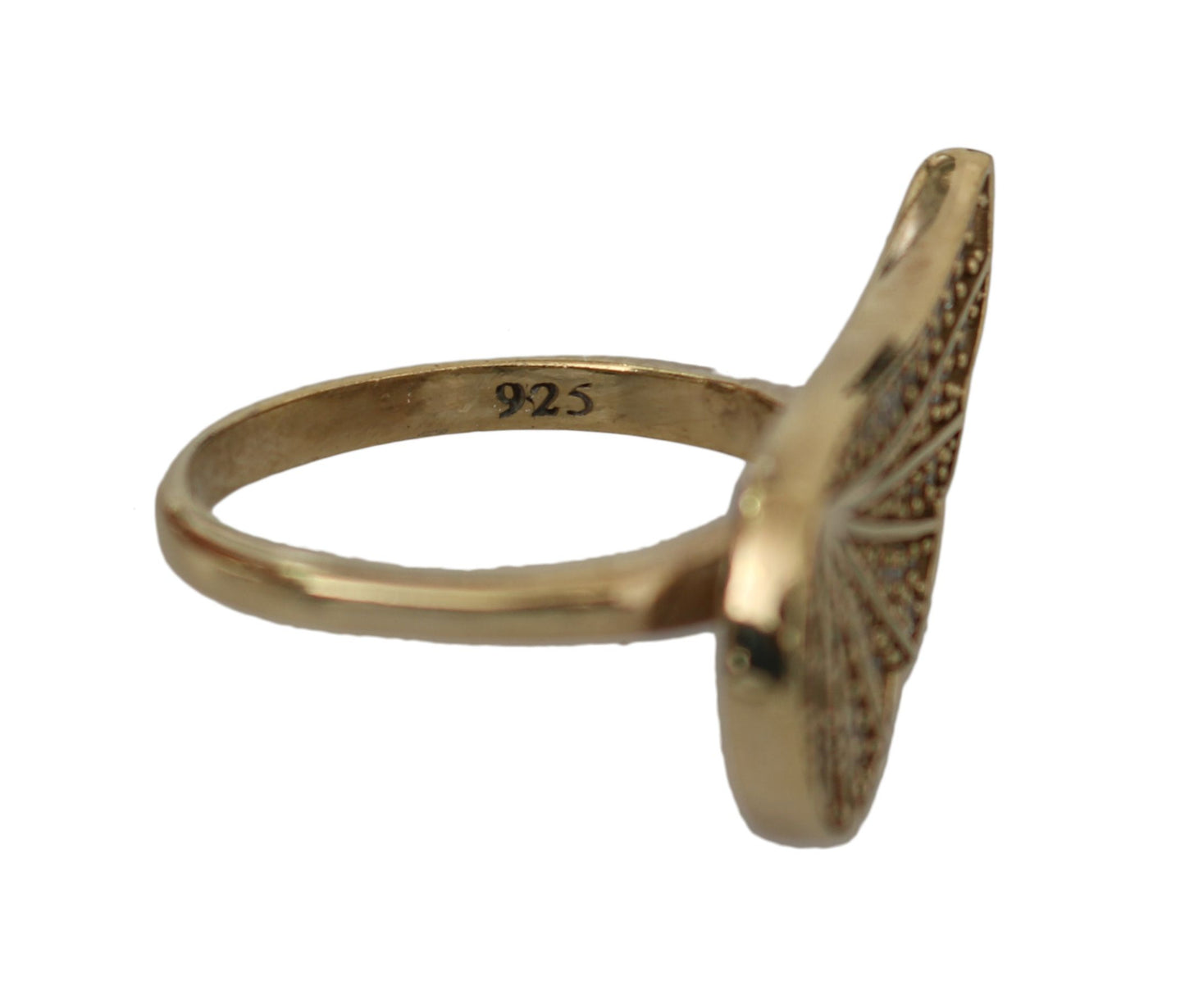 Elegant Gold-Crystal Embellished Ring