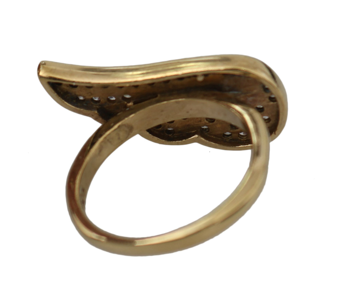 Elegant Gold-Crystal Embellished Ring