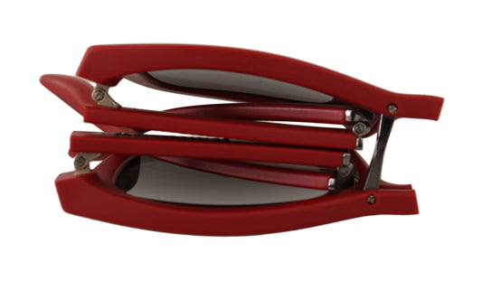 Elegant Red Full-Frame Designer Sunglasses