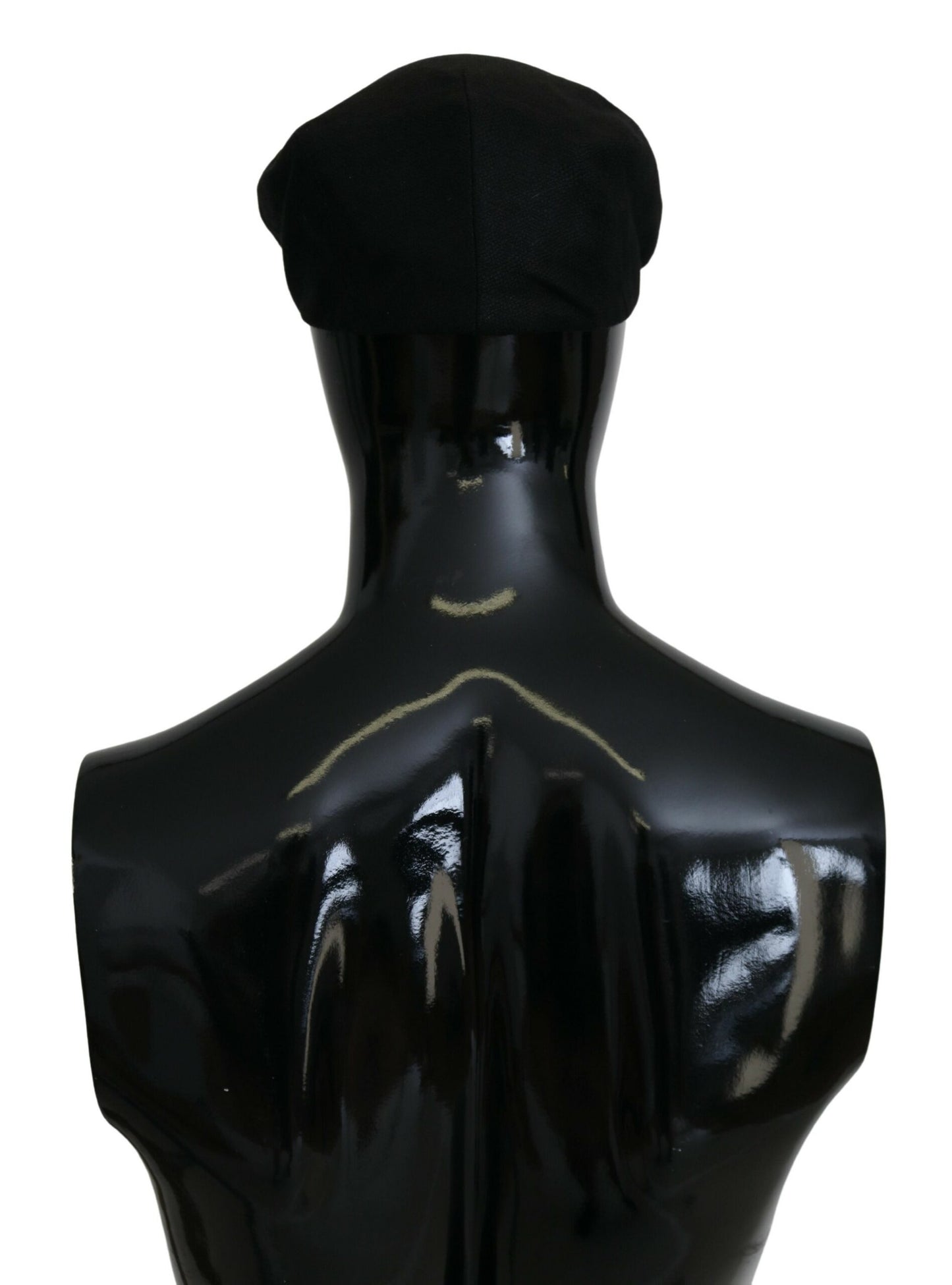 Elegant Black Newsboy Hat