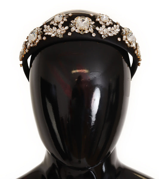 Elegant Crystal Silk Headband Diadem