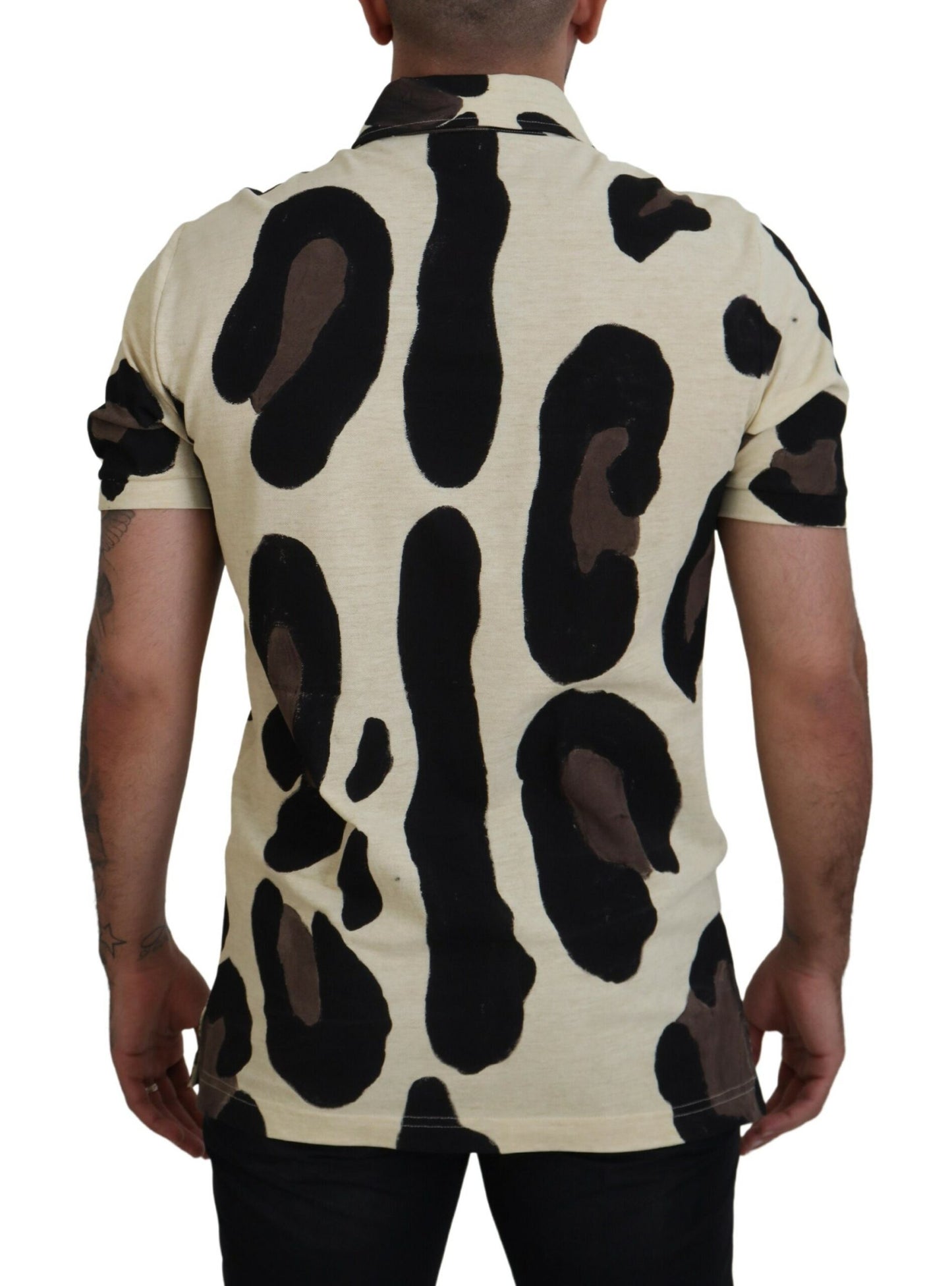 Multicolor Cow Print Casual T-Shirt