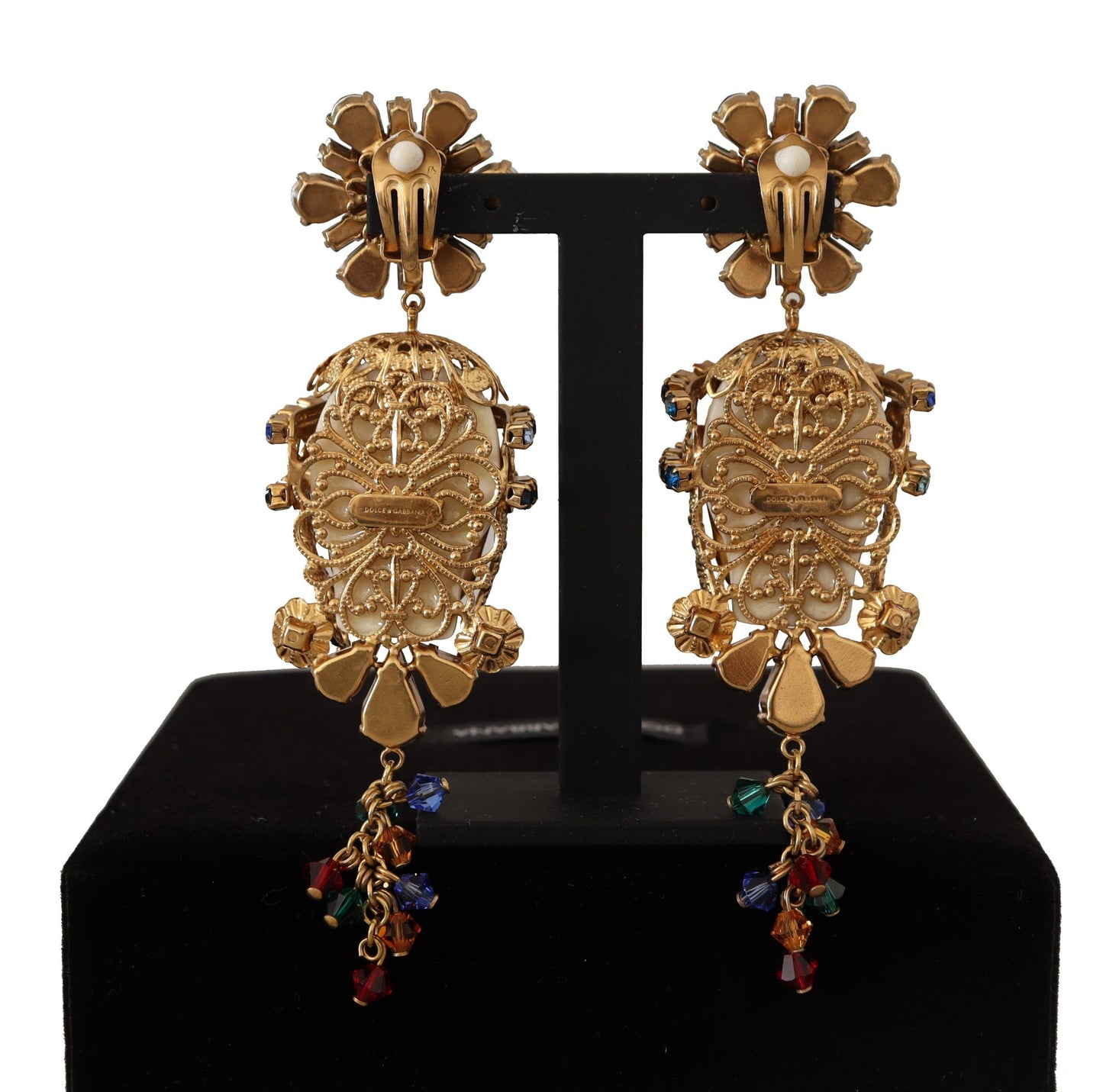 Chic Pupi Doll Dangling Clip-On Earrings