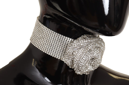Elegant Crystal Choker Necklace