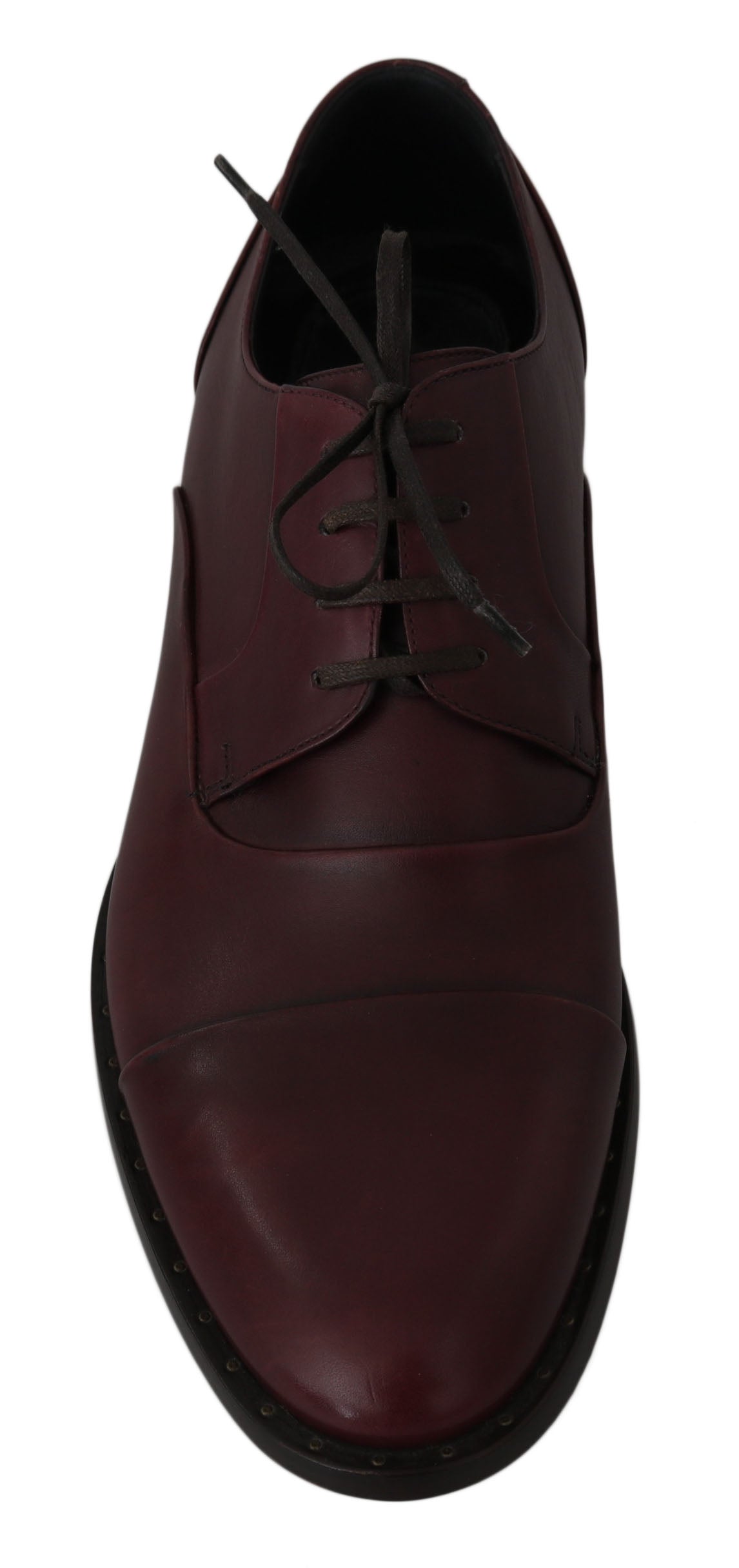 Elegant Bordeaux Leather Dress Shoes