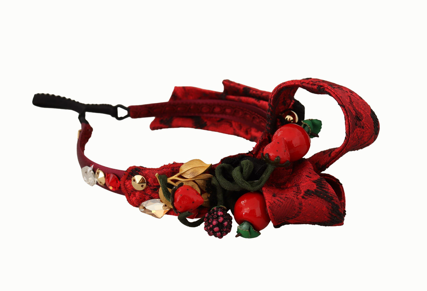 Cherry Sicily Embellished Red Diadem