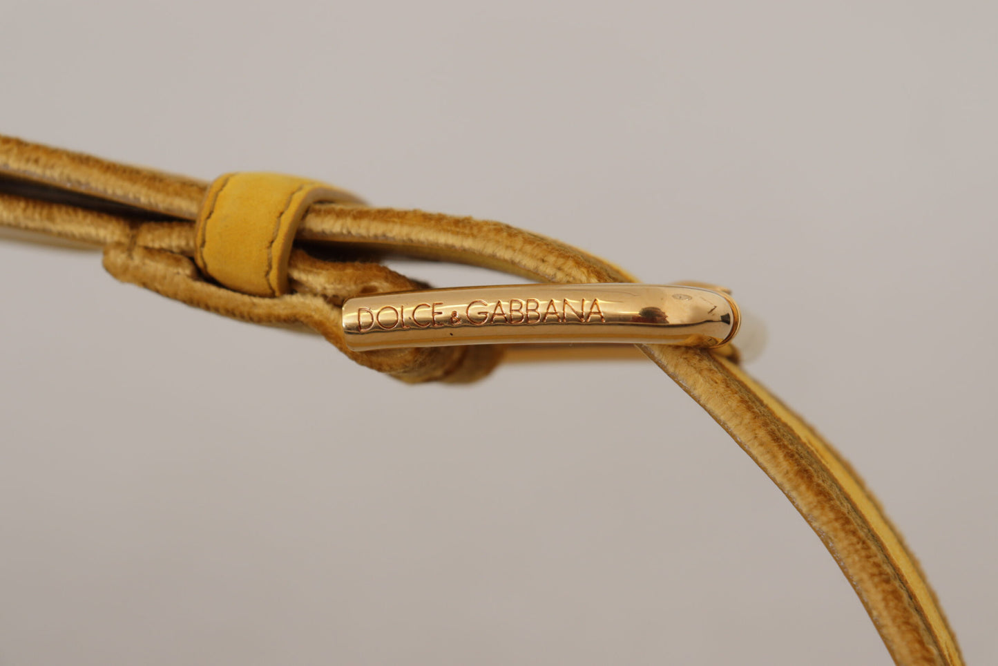 Elegant Velvet Designer Gold-Buckled Belt