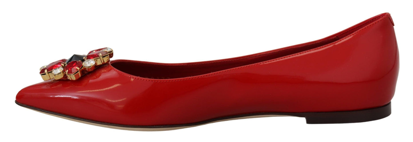 Red Suede Crystal Loafers - Exquisite Elegance