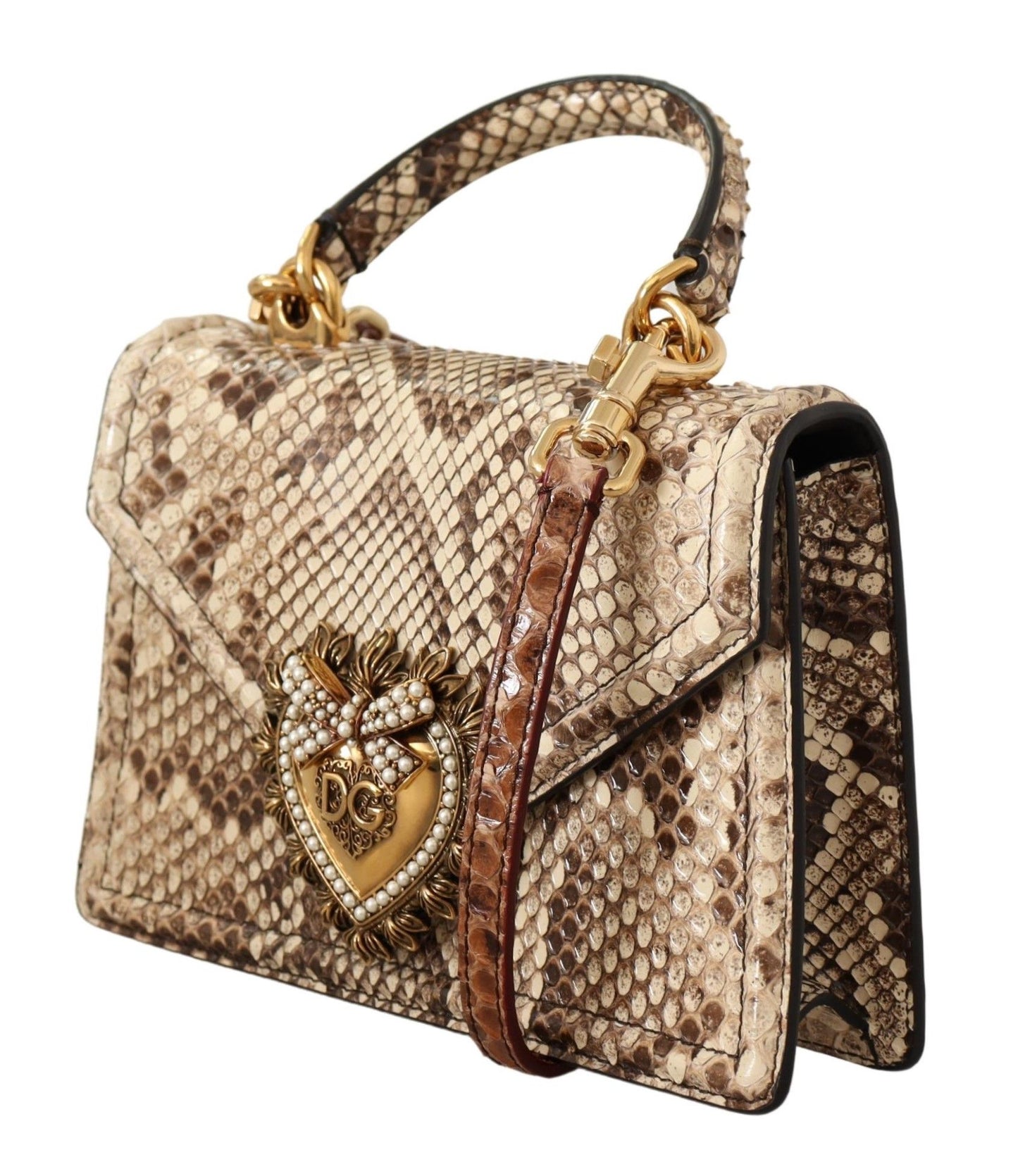Exotic Python Devotion Shoulder Bag