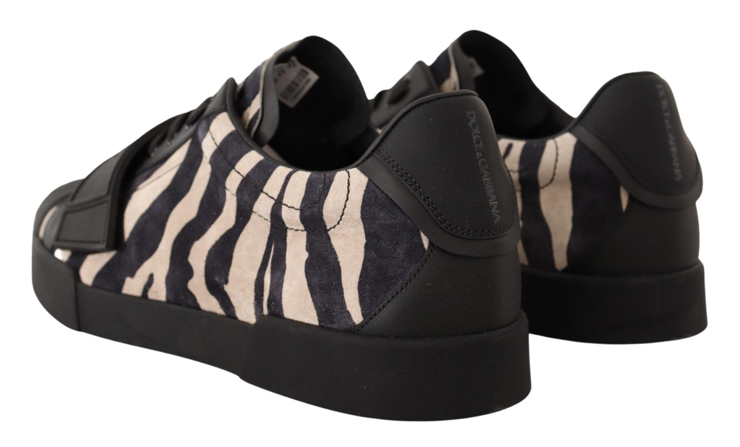 Zebra-Inspired Casual Low Top Sneakers