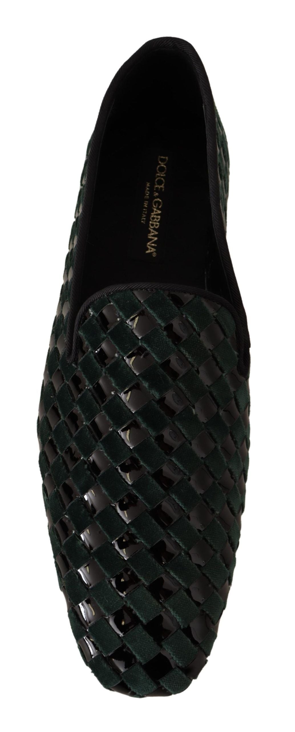 Emerald Elegance Velvet Loafers