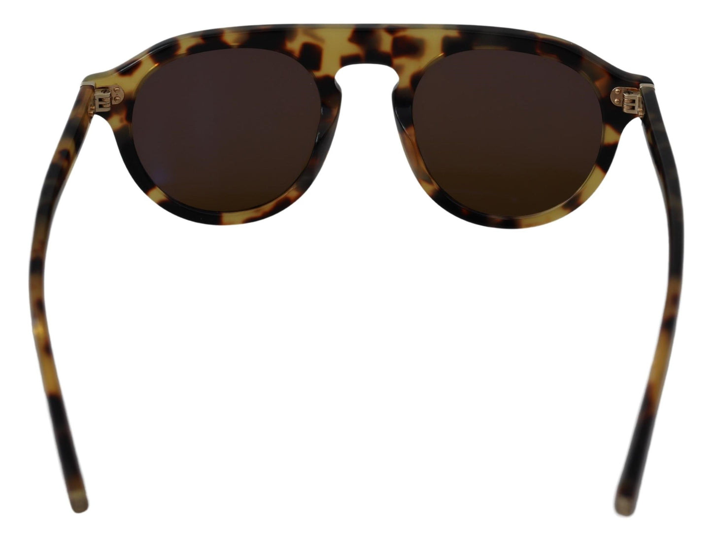 Brown Tortoise Oval Full Rim Sunglasses