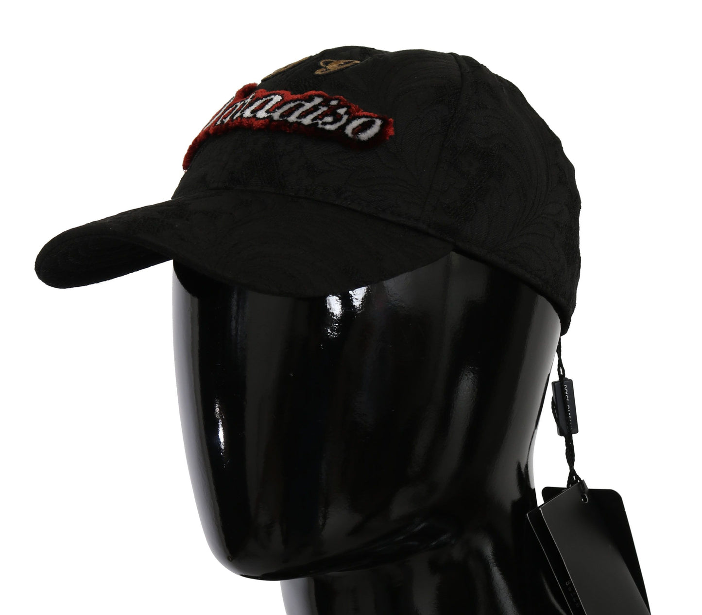 Black Paradiso Patch Baseball Cap Polyester Hat