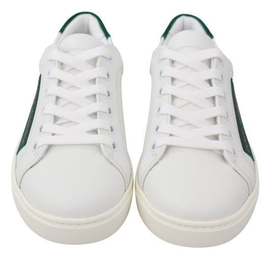 Chic White Leather Sneakers