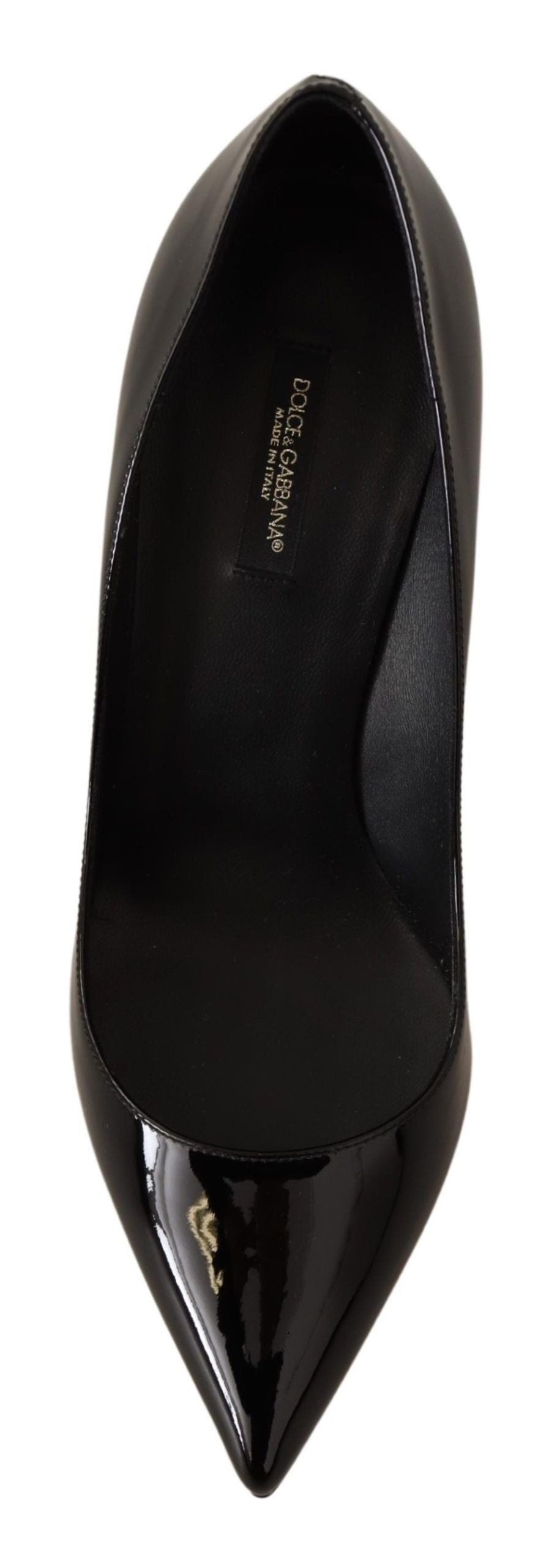 Elegant Black Patent Leather Stiletto Pumps