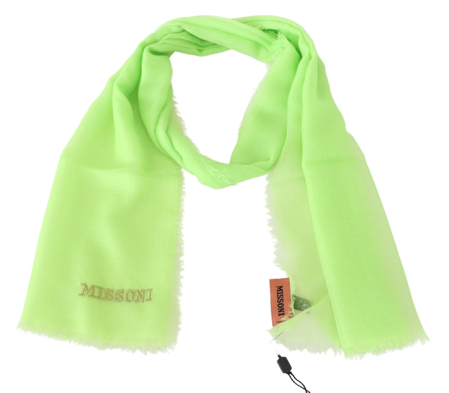 Chic Cashmere Scarf with Signature Embroidery