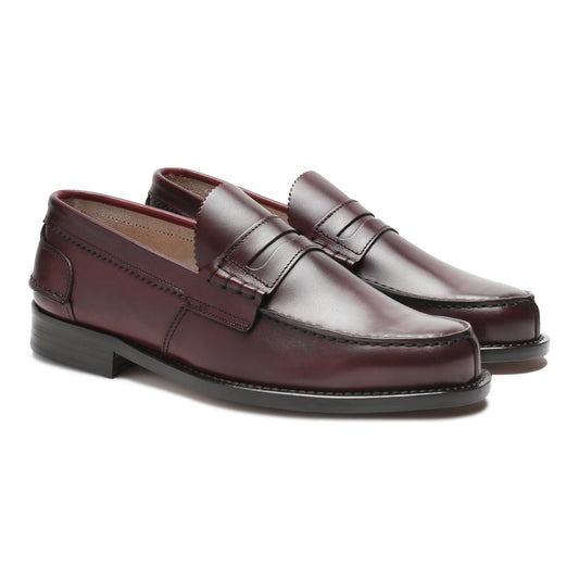 Elegant Woodland Brown Loafers for Men