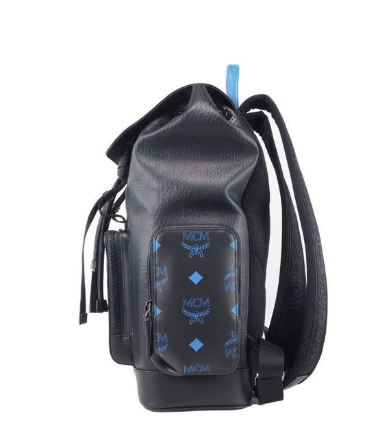 Medium Splash Signature Visetos Pebbled Leather Utility Backpack Bag