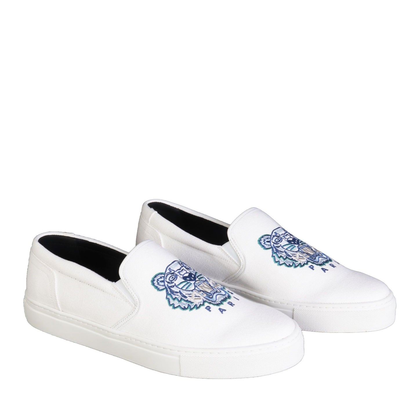 Elegant Kenzo Slip Ons with Rubber Sole