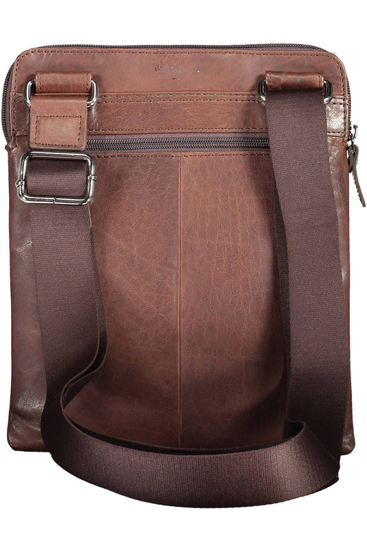 Elegant Brown Shoulder Strap Utility Bag