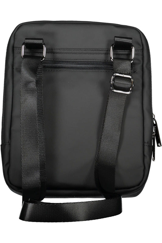 Chic Jet-Setter Black Shoulder Bag