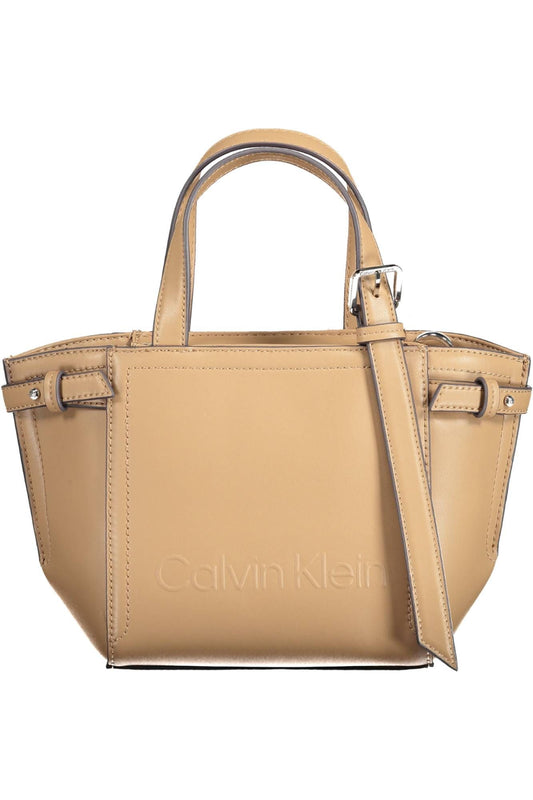 Elegant Brown Handbag with Versatile Straps
